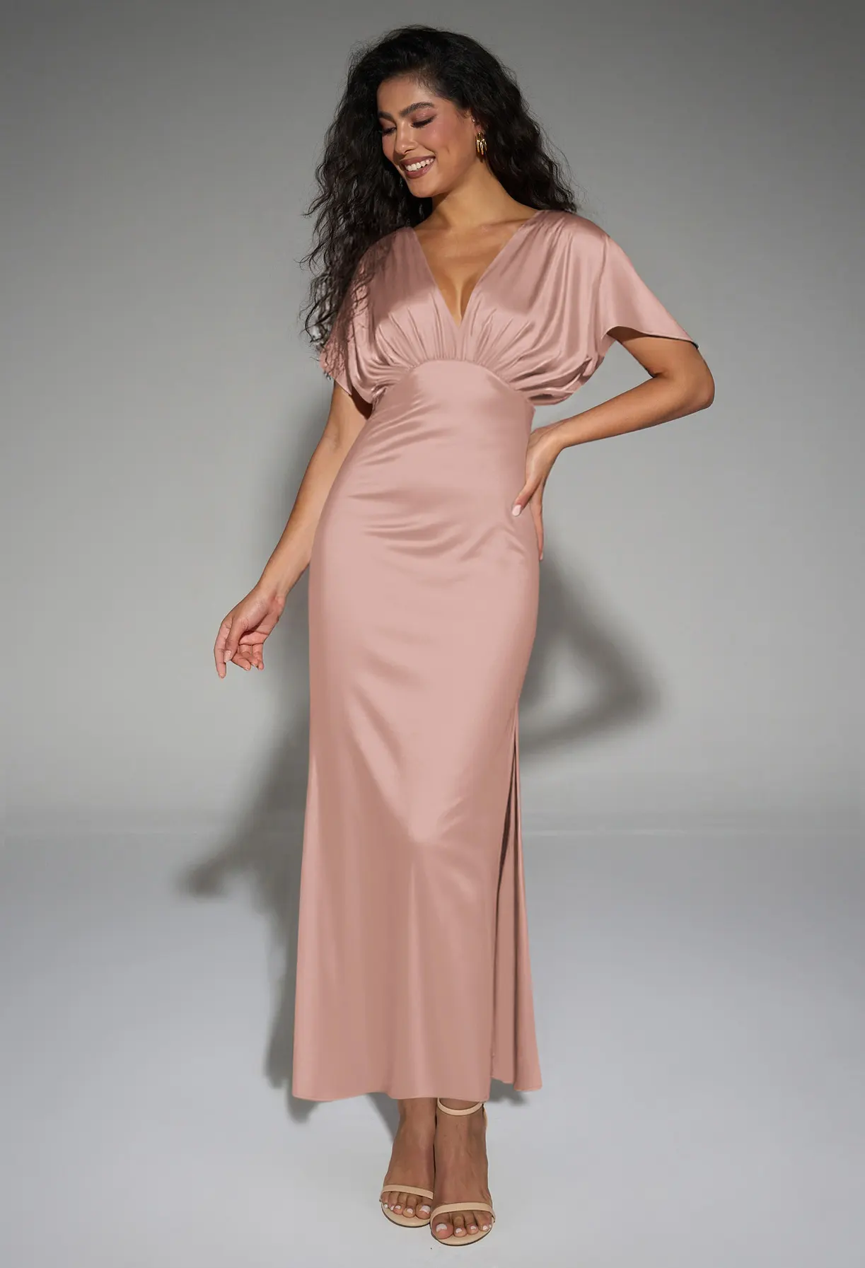 AW Valeria Dusty Rose  Bridesmaid Dresses